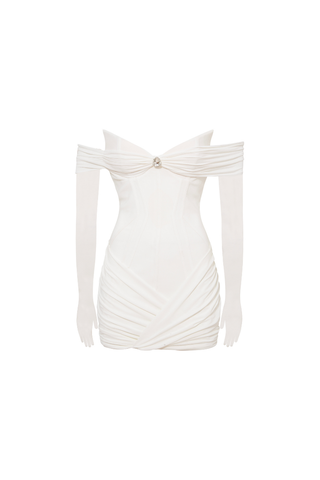 bianca ruched dress Bianca Midi Dress